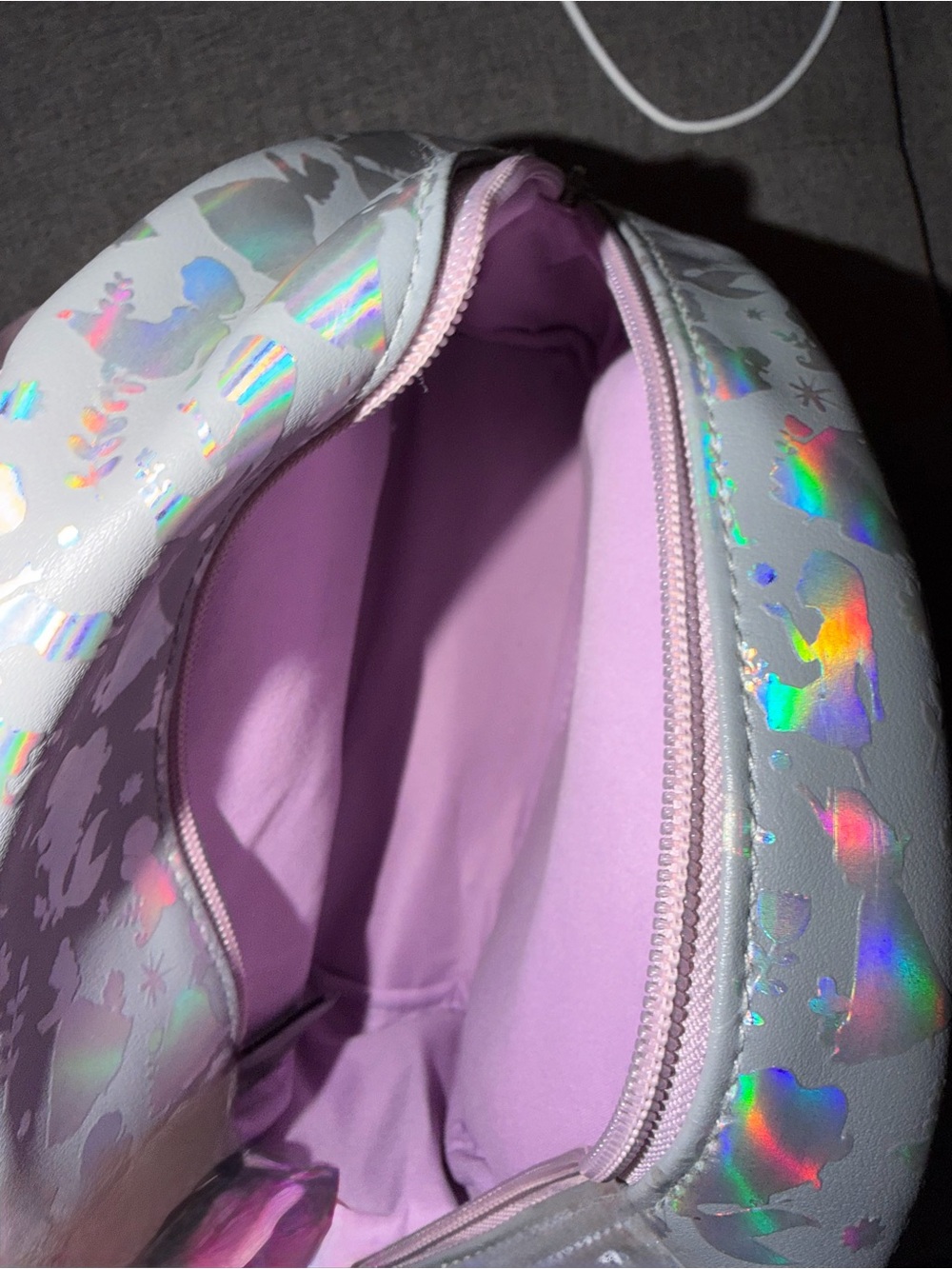 Disney Princess Holographic Silhouette Mini Backpack - Pink & Iridescent - Picture 3 of 3
